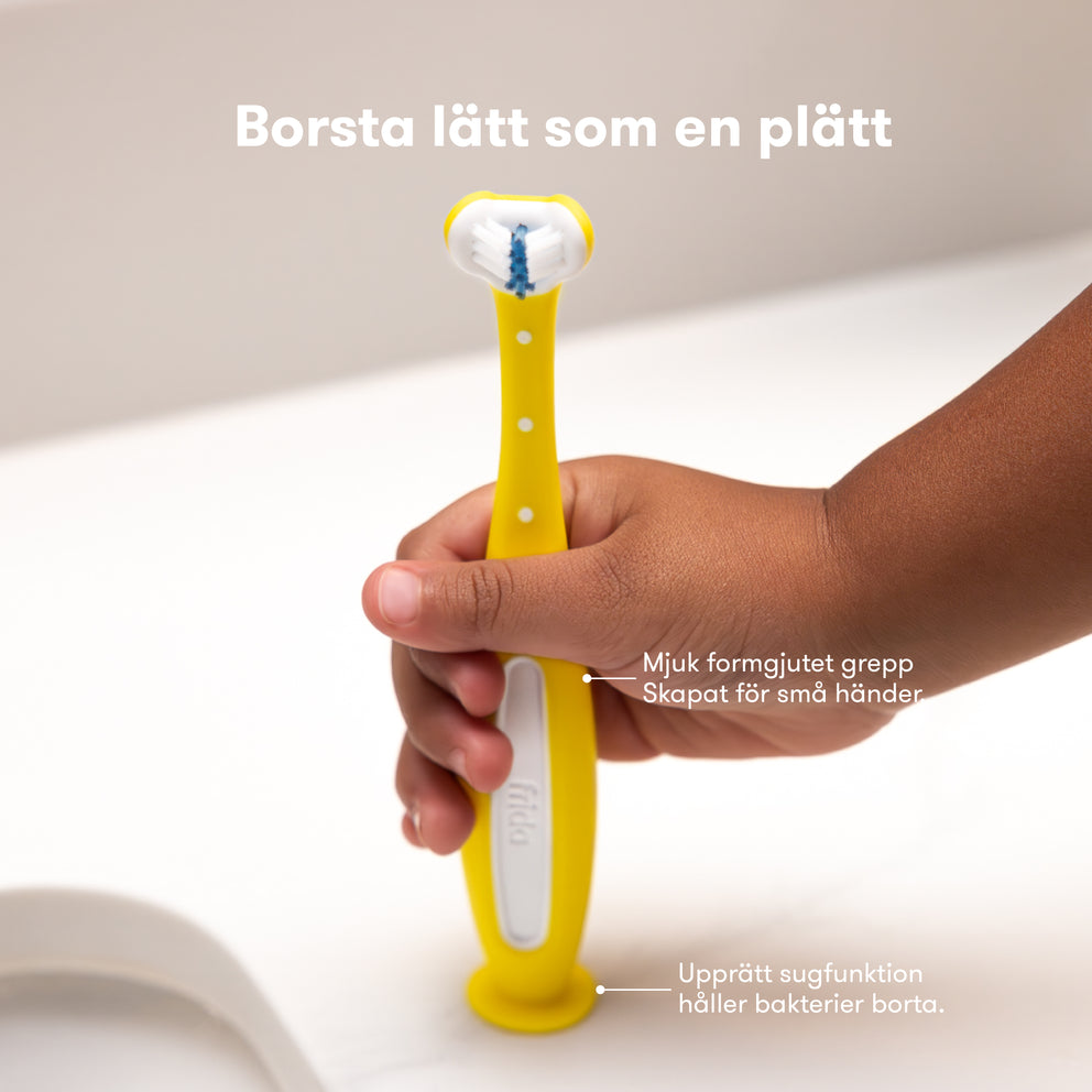 Trevinklad tandkramare