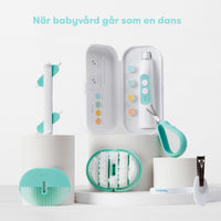 Huvudkramande hårborste + kam